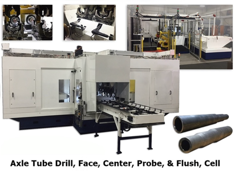 Axle Tube Drill, Face, Center, Probe & Flush Cell