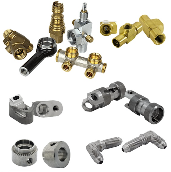 multi-axis machined fittings, connectors, and precision mechanical linkages(1)